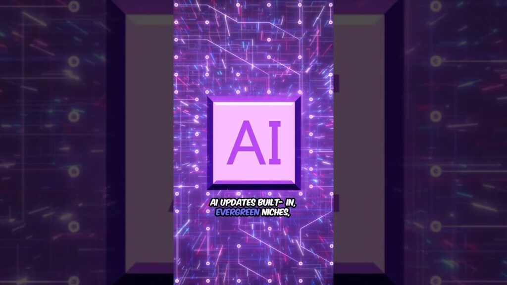 Graphic design featuring the letters 'AI' in a purple square with a digital background of lines and patterns.